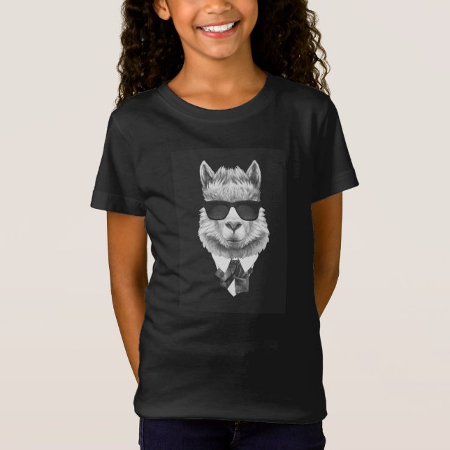 Camiseta Lama elegante (Frente)
