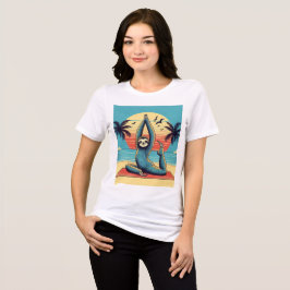 Camiseta Lama em Yoga Pose Unisex