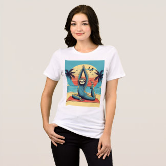Camiseta Lama em Yoga Pose Unisex