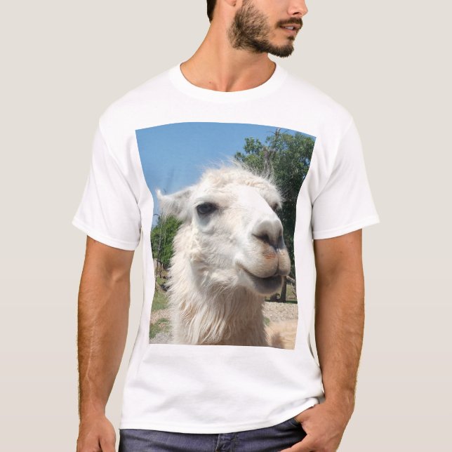 Camiseta Lama feliz (Frente)