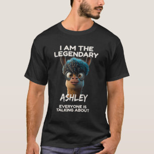 Camiseta Lama Im a lendária Ashley todos estão falando sobr