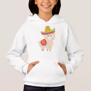 Camiseta Lama mexicano, Cute Llama, Cute Alpaca, Sombrero