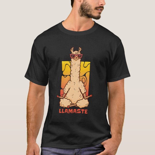 Camiseta Lama Motif Para Agricultores Da Alpaca Como Um Far (Frente)