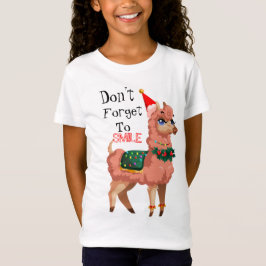 Camiseta lama no Natal