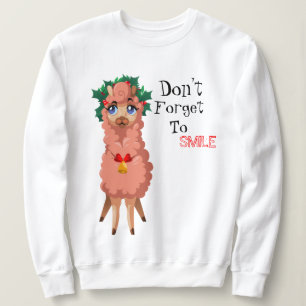 Camiseta lama no Natal