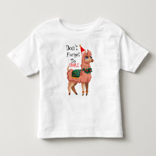 Camiseta lama no Natal