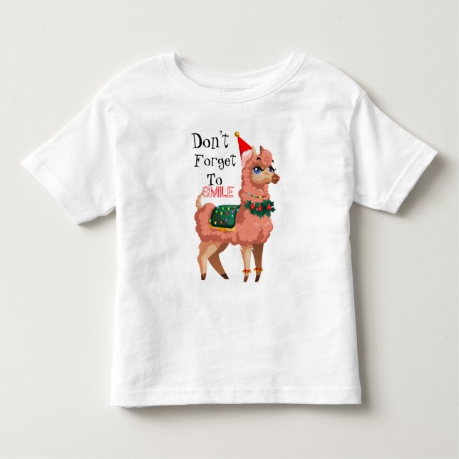 Camiseta lama no Natal (Frente)