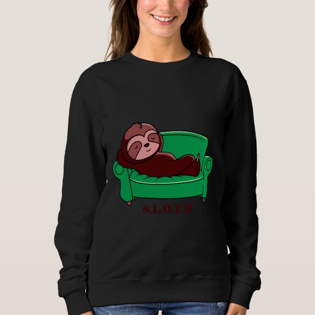 Camiseta Lama Preguiçosa No Sofá (Frente)