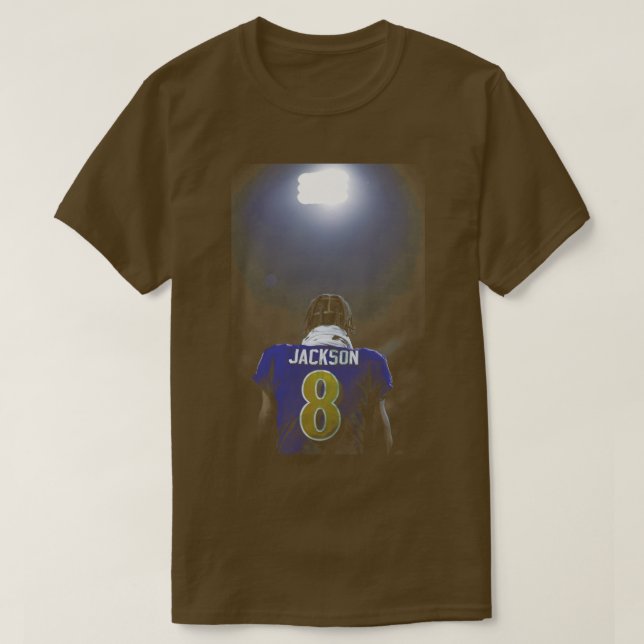 Camiseta Lamar Jackson 1 (Frente do Design)