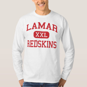 Camiseta Lamar - Redskins - segundo grau - Houston Texas