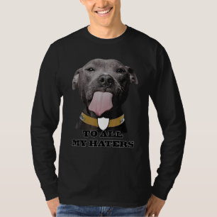 Camiseta Lambendo Pitbull Para Todos os Meus Inimigos Cacho