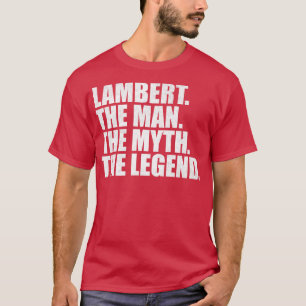 Camiseta Lambert Nome da família Lambert sobrenome Lambe
