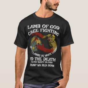 CAMISETA LÂMBIO DE DEUS CAGE LUTANDO CASA BRANCA