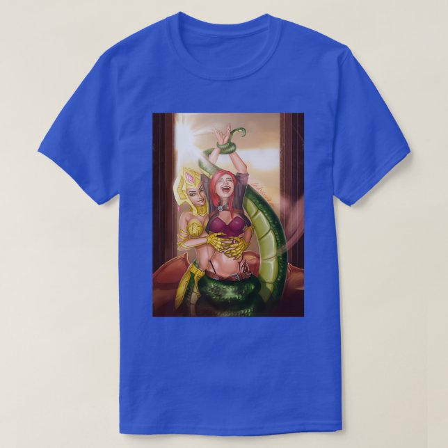 Camiseta Lamia Warrior Tickling  (Frente do Design)