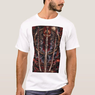 Camiseta lâmina de três gumes