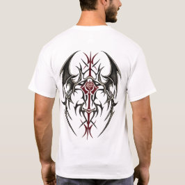 Camiseta Lâmina Tribal Carmesim