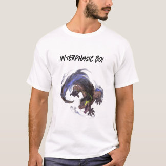 Camiseta Lâminas de Janus Black Shuck Interphasic Boi TSirt