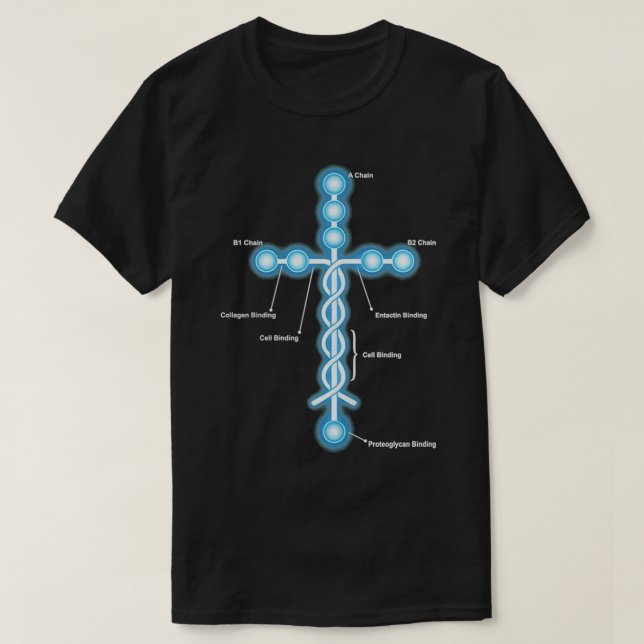 Camiseta Laminin Cross 2 Gift Halloween Day Thanksgiving Ch (Frente do Design)