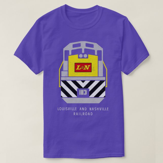 Camiseta Lamp N Louisville amp Nashville Railroad Train Eng (Frente do Design)