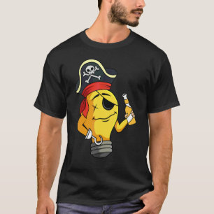 Camiseta Lâmpada Adesivo Olho Pirata Mar Tripulante Navio T