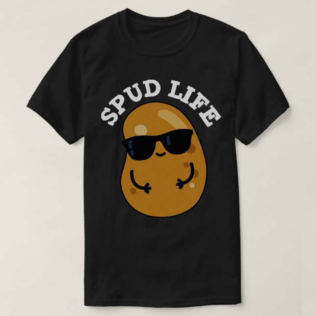 Camiseta Lâmpada de Batata Cute Life (Frente do Design)