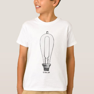 Camiseta Lâmpada de Edison