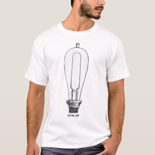 Camiseta Lâmpada de Edison