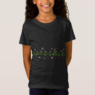 Camiseta Lâmpada de Natal Lâmpada de Fala de Terapia SLP La