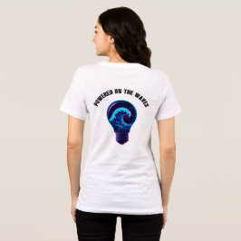 Camiseta Lâmpada de Onda do Oceano Estética 