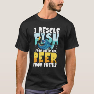 Camiseta Lâmpada de Peixe e Cerveja Festa de Peixe