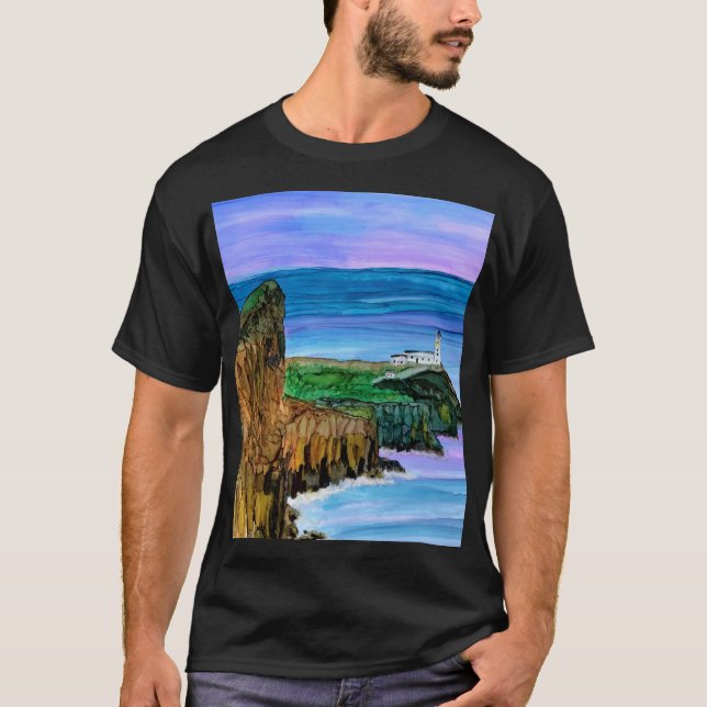 Camiseta Lâmpada de ponto estreito Skye (Frente)