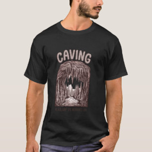 Camiseta Lâmpada Frontal de Espeleólogo Ligada Preocupações