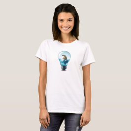 Camiseta Lâmpada Iceberg - Urso Polar numa Lâmpada