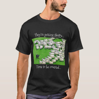 Camiseta Lâmpada Longa Perdida: Contagem de Ovinos