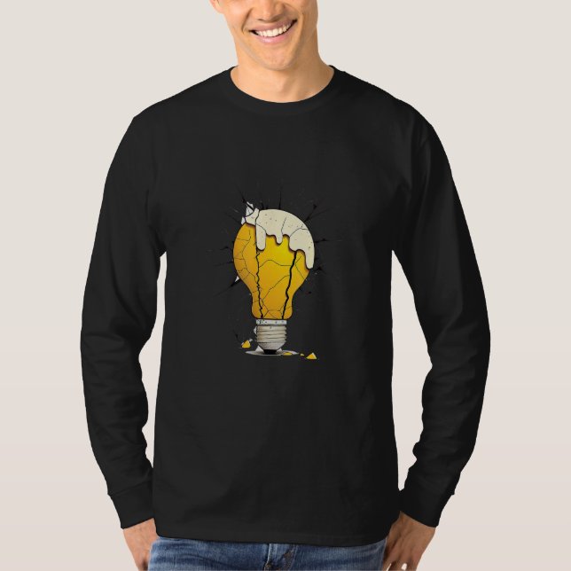 Camiseta Lâmpada Má Ideia (Frente)