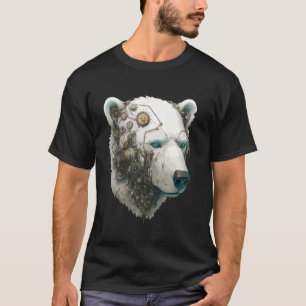 Camiseta Lâmpada Mecânica de Criatura Árctica Robótica A Ur