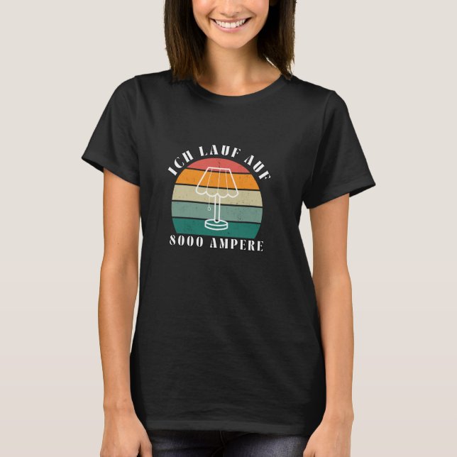 Camiseta Lâmpada Móvel de Contacto para Mobiliário 8000 Amp (Frente)