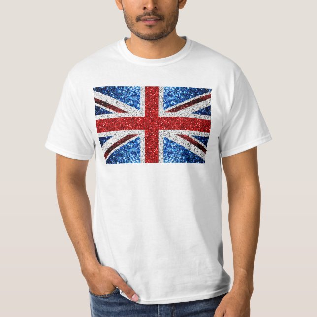 Camiseta Lâmpadas brilhantes brancas azuis-vermelhas da ban (Frente)