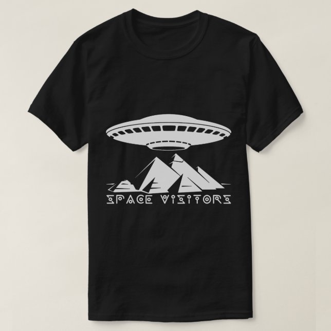 Camiseta Lâmpadas de "Les Viseurs et les pyramides" (Frente do Design)