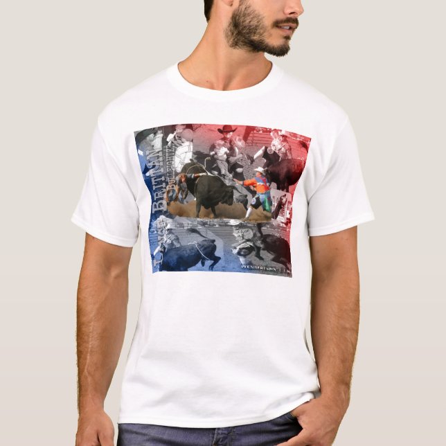 Camiseta Lança Brittan - lutador de Bull (Frente)