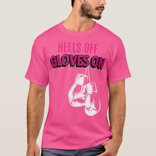 Camiseta Lança Luvas Sobre Mulheres Excelentes De Kickboxe  (Frente)