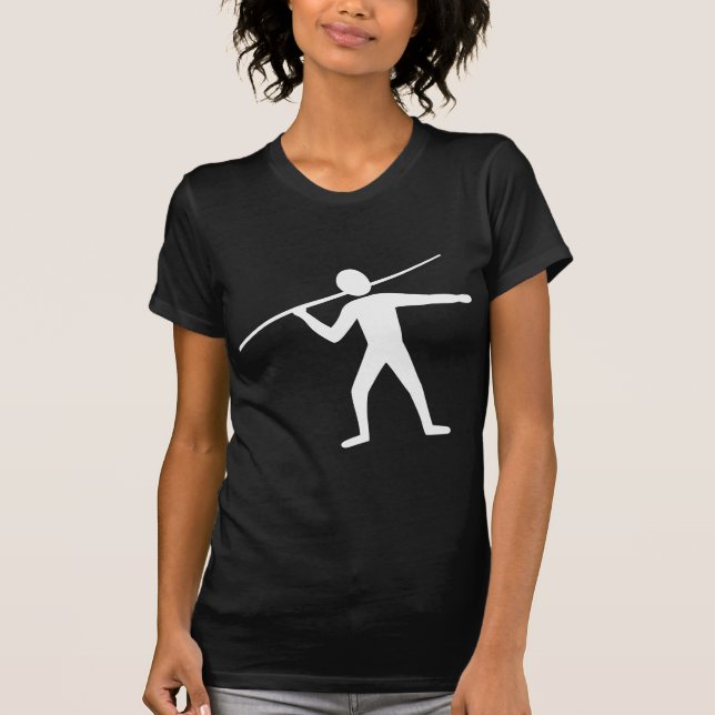 Camiseta Lançador de Dardo - Branco (Frente)