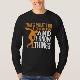 Camiseta Lançador de Disco Eu Lanço & Eu Sei das Coisas Lan
