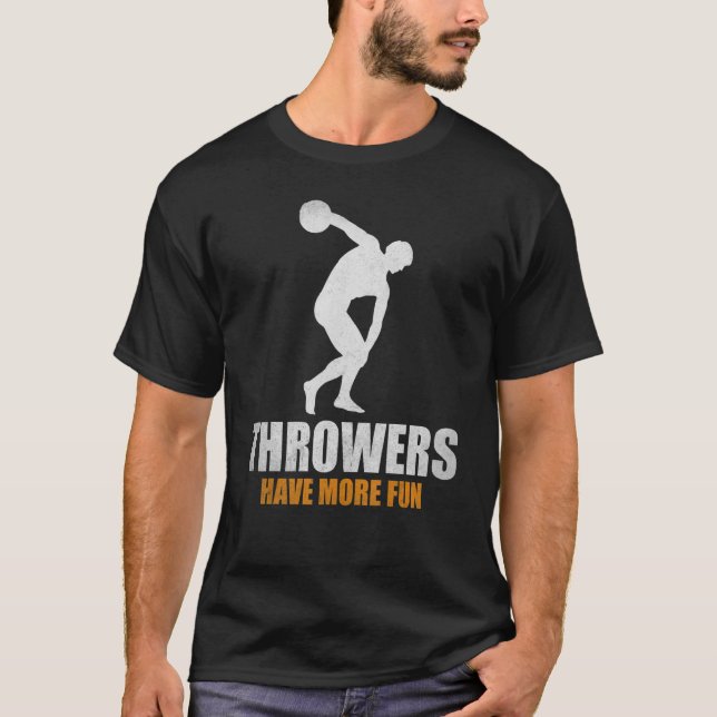 Camiseta Lançadores De Disco Têm Disco Mais Legal (Frente)