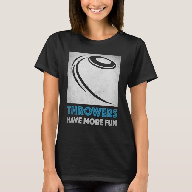Camiseta Lançadores De Disco Têm Disco Mais Legal (Frente)
