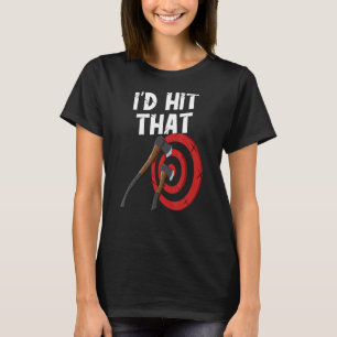 Camiseta Lançamento de machado eu acertaria aquele alvo mac