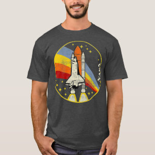 Camiseta Lançamento do Shuttle da NASA no Arco-íris