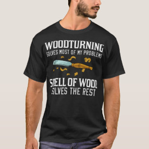 Camiseta Lançamentos de madeira Projeto de ferramentas Wood