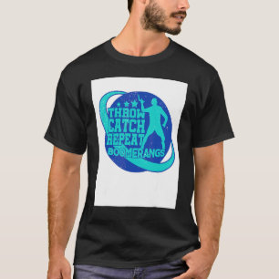 Camiseta Lançar Pegar Repetir Jogador de Bumerangue Lançado