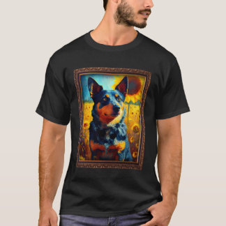 Camiseta Lancashire Heeler Painting Sunflower Flower Mom Wo